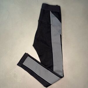 Fabletics Black and Gray Leggings for Active Lifestyle